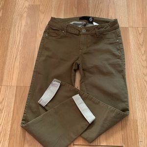 G by Guess military green